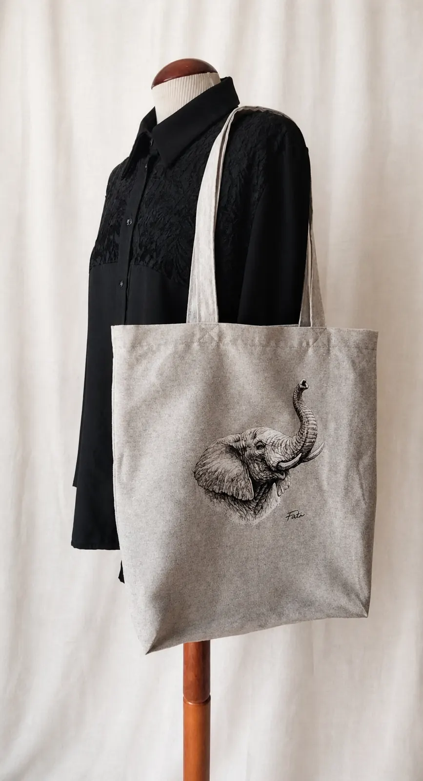 Tote personalizada elefante